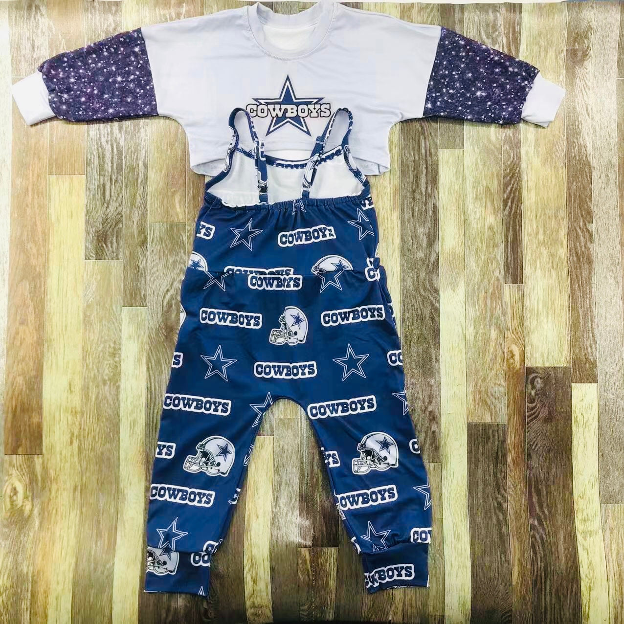 Dallas Cowboys jumper and crop set