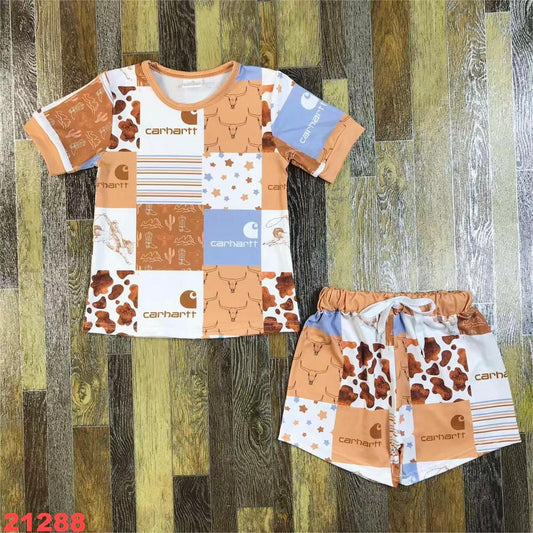 Little cowboy two piece lounge set