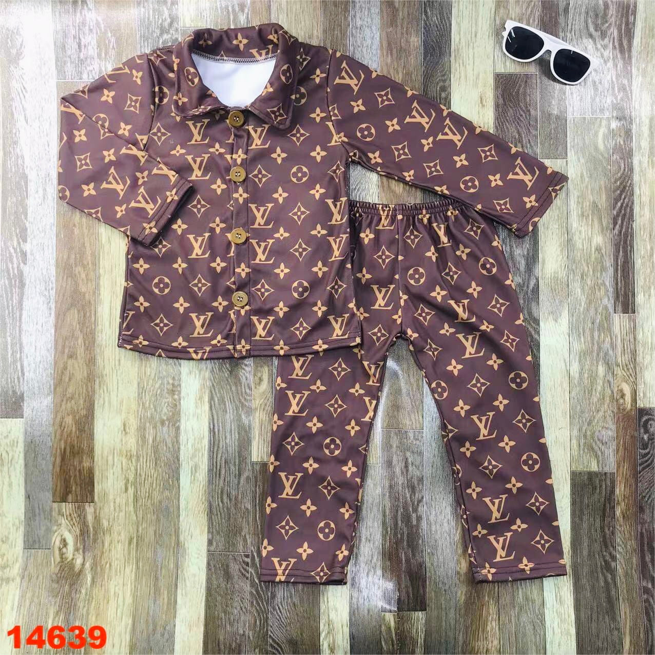 Boujee button up pajamas