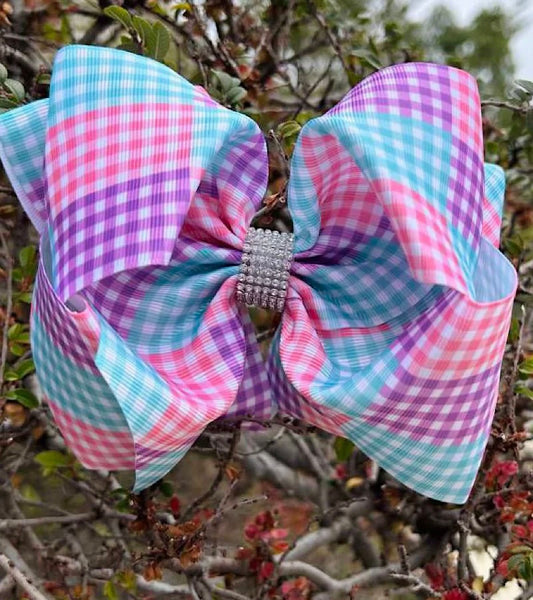 Pastel Gingham bow