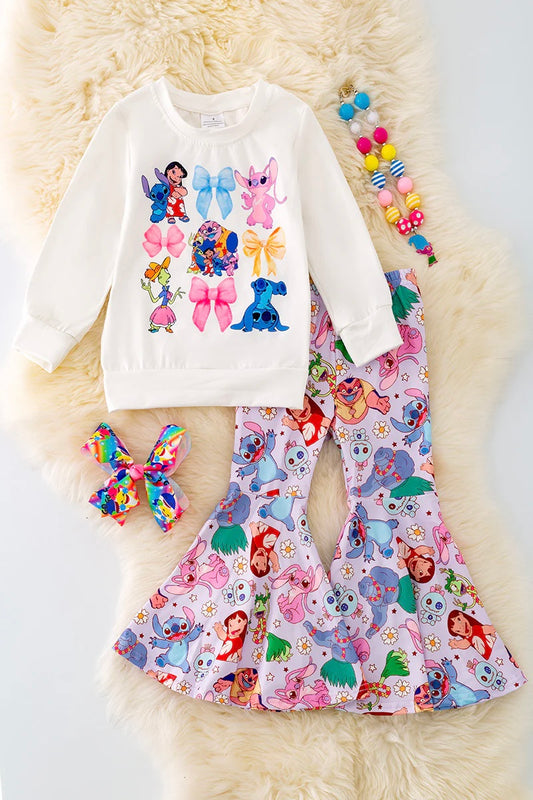 Lilo and Stitch sweatshirt/ Bellbottom set