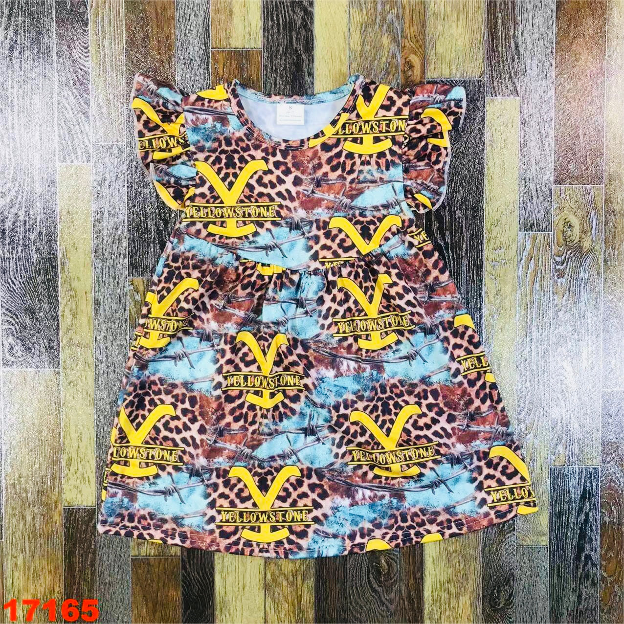 Yellowstone leopard dress