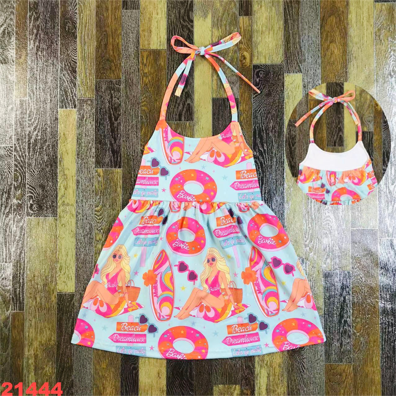 Malibu Barbie halter dress