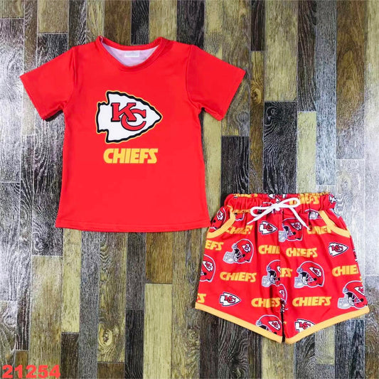 Chiefs two piece short set