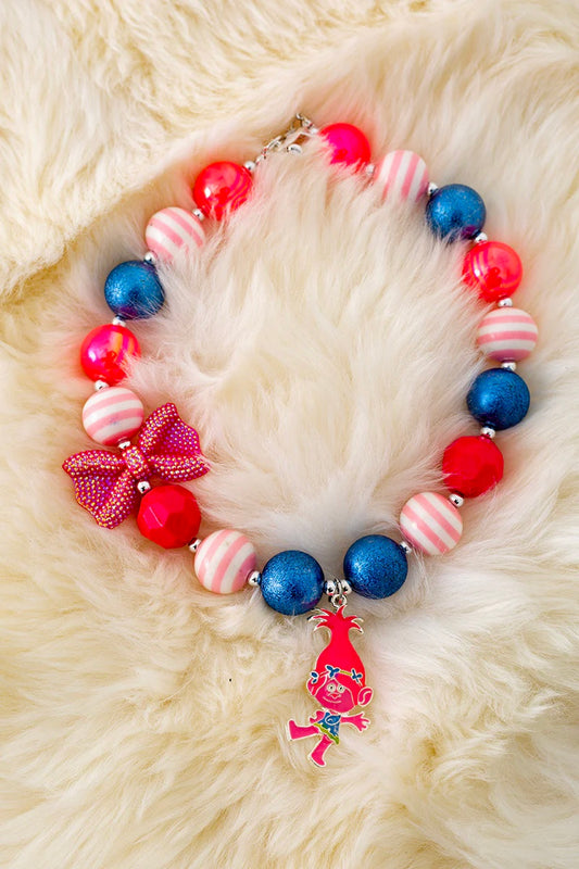 Trolls bubblegum necklace