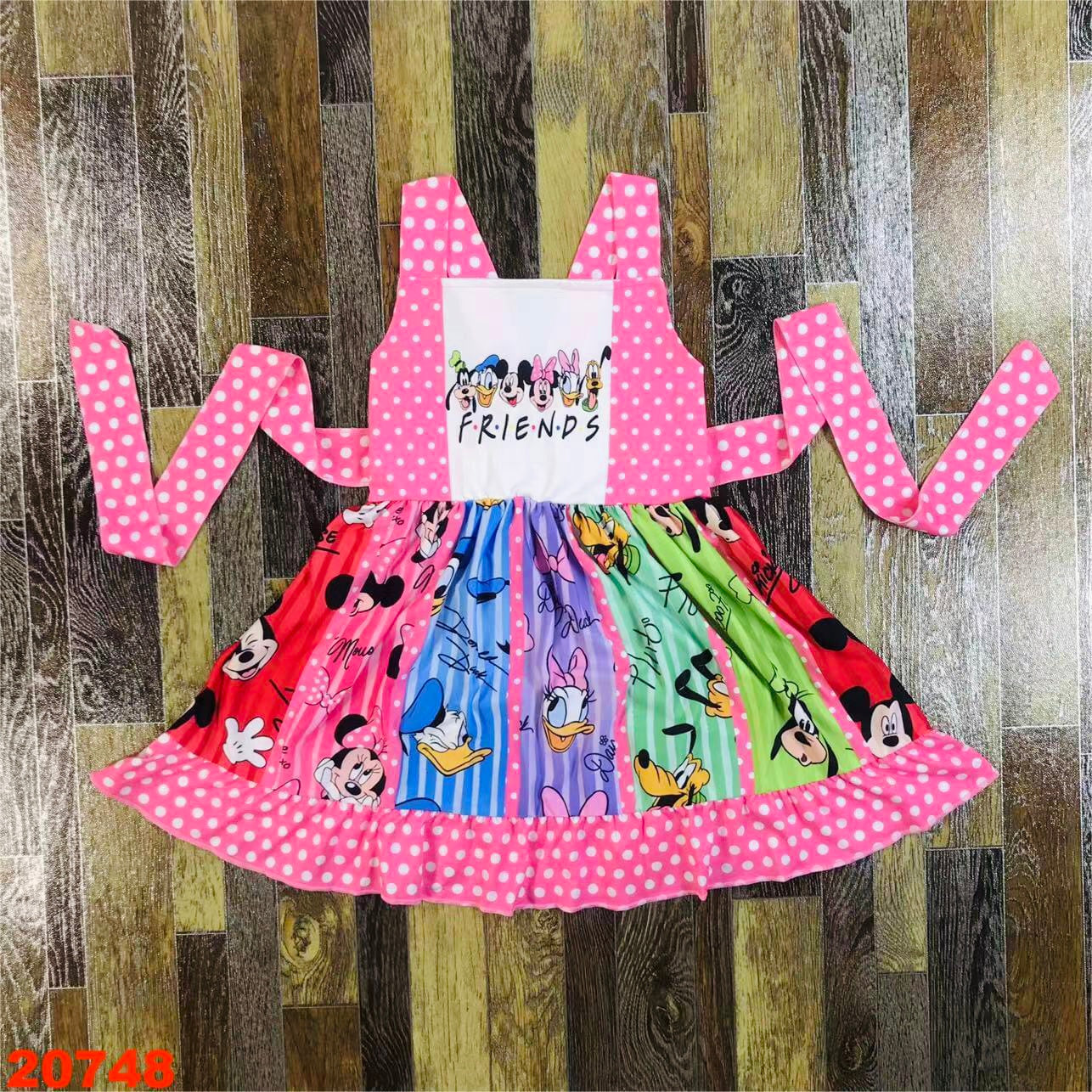 Best of friends twirl dress