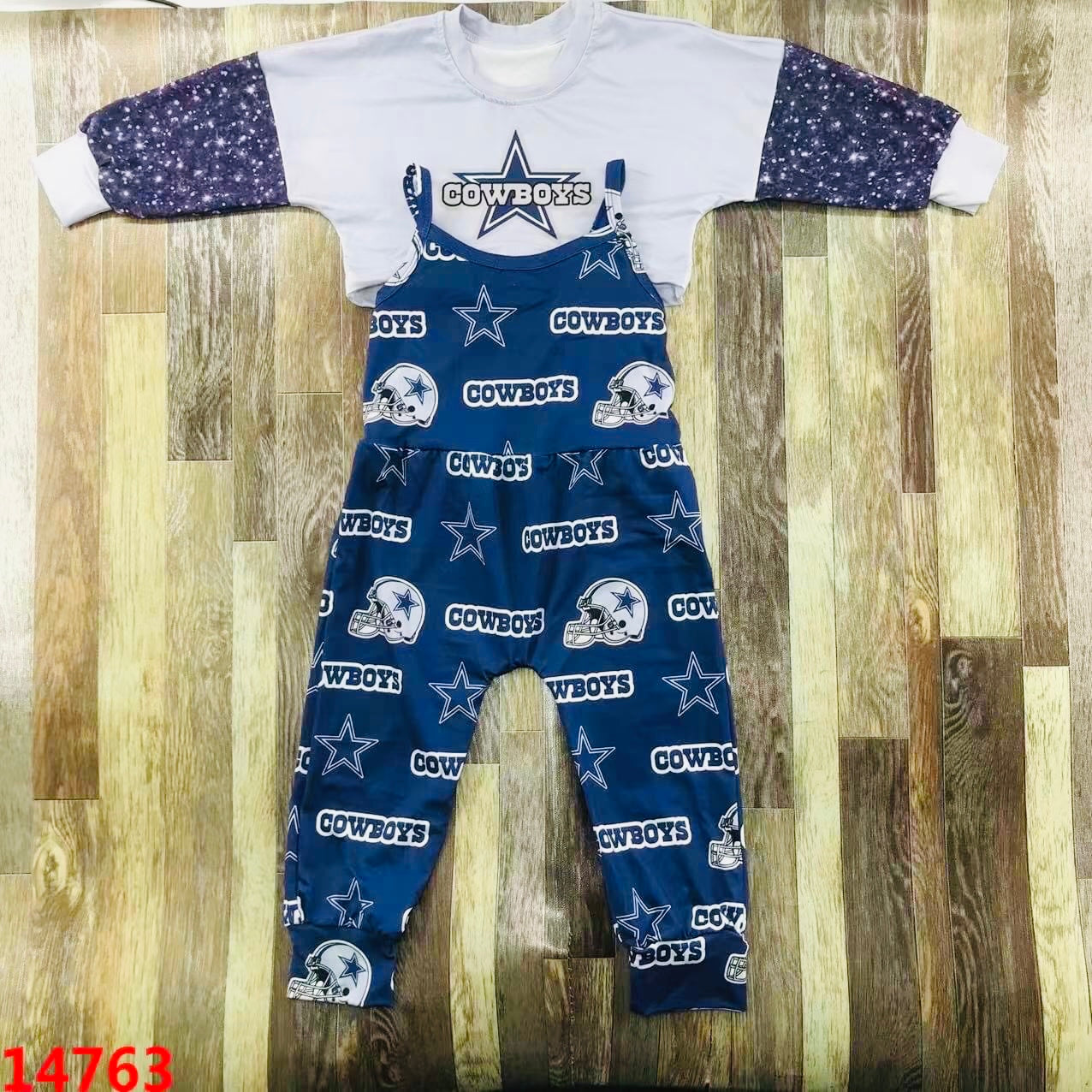 Dallas Cowboys jumper and crop set