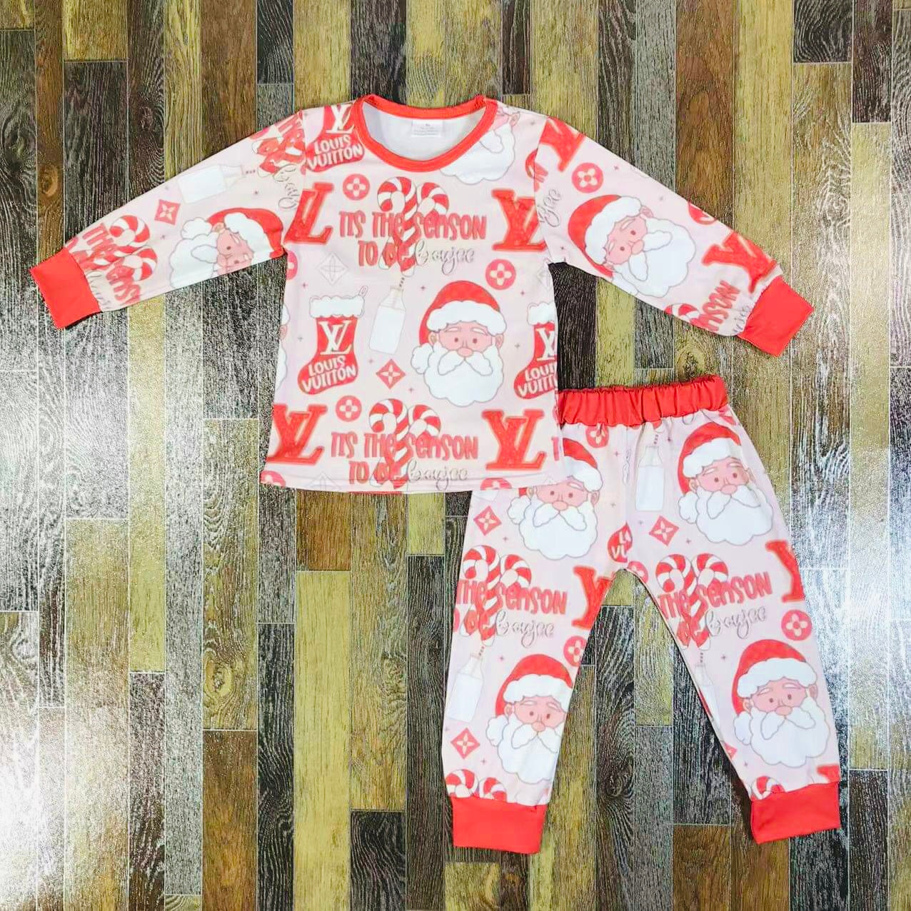 Boujee Season Pajamas-red