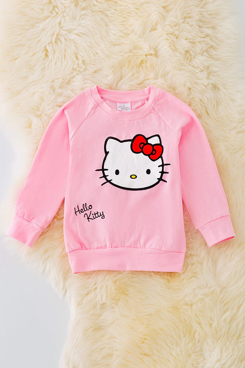 HK light pink sweatshirt