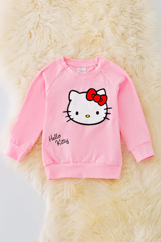 HK light pink sweatshirt