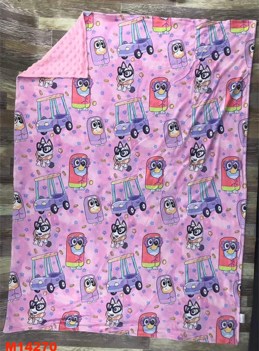 Bluey Grannies minky blanket