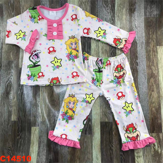 Mario ruffle pajamas