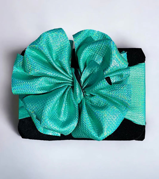 Seafoam Metallic XL bow