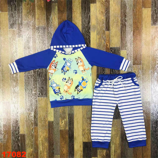 Bluey play all day hoodie set