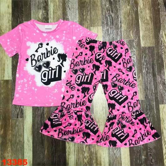 Barbie Girl Bellbottom set