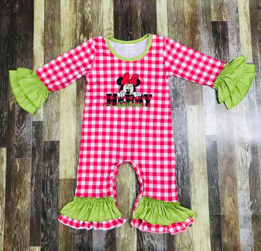 Merry Minnie ruffle romper