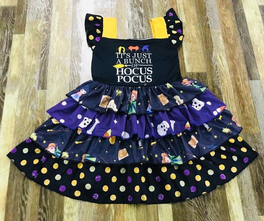 Hocus Pocus tiered dress