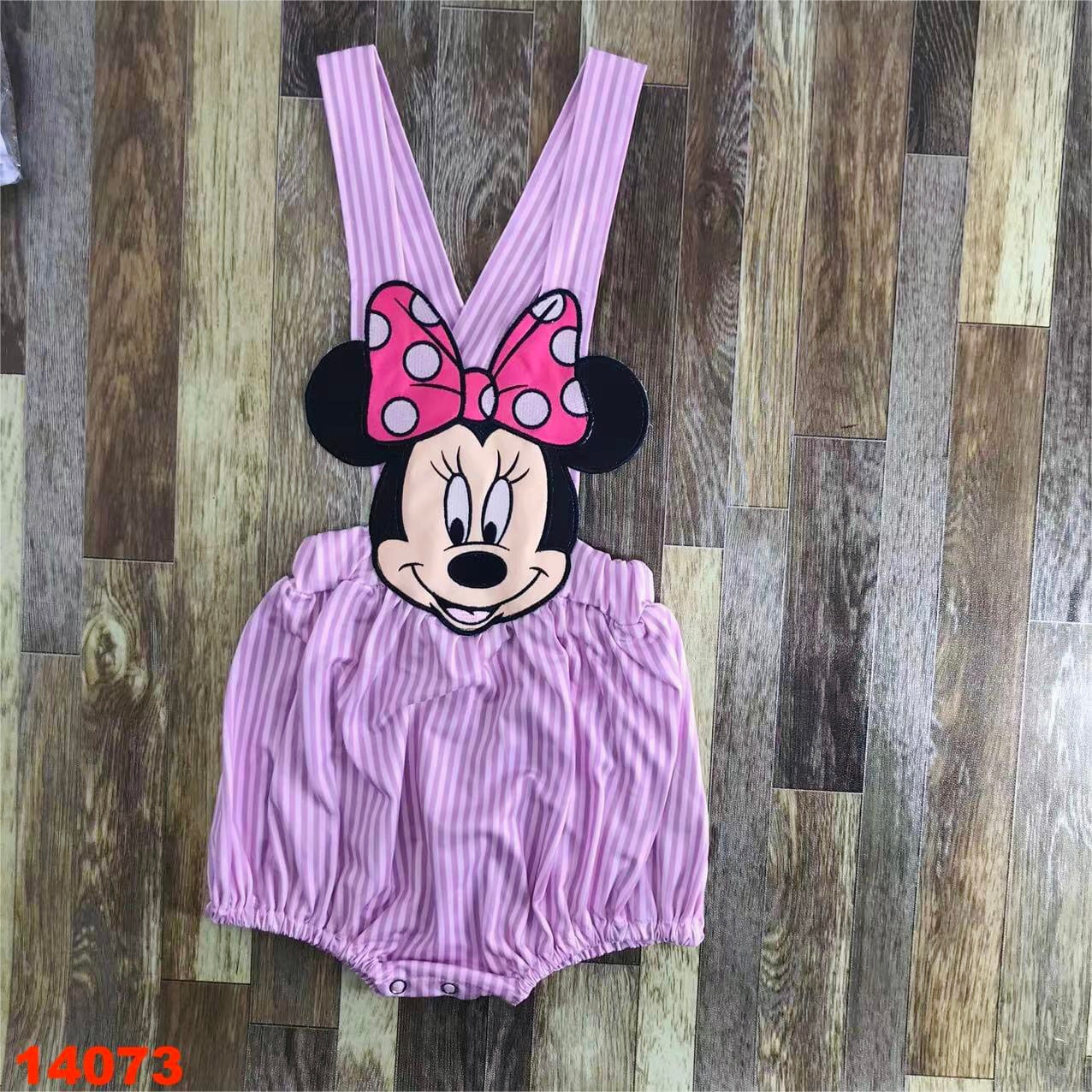 Minnie embroidery romper