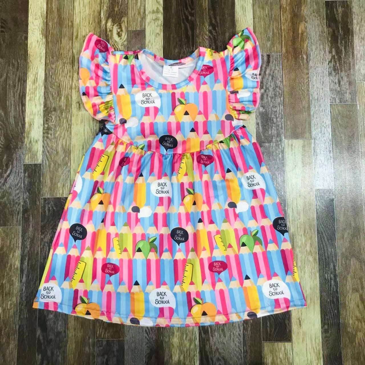 Back to School pencils dress