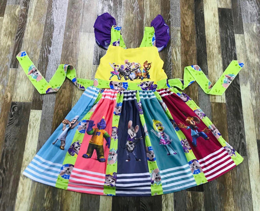 Chuck E. Twirl dress