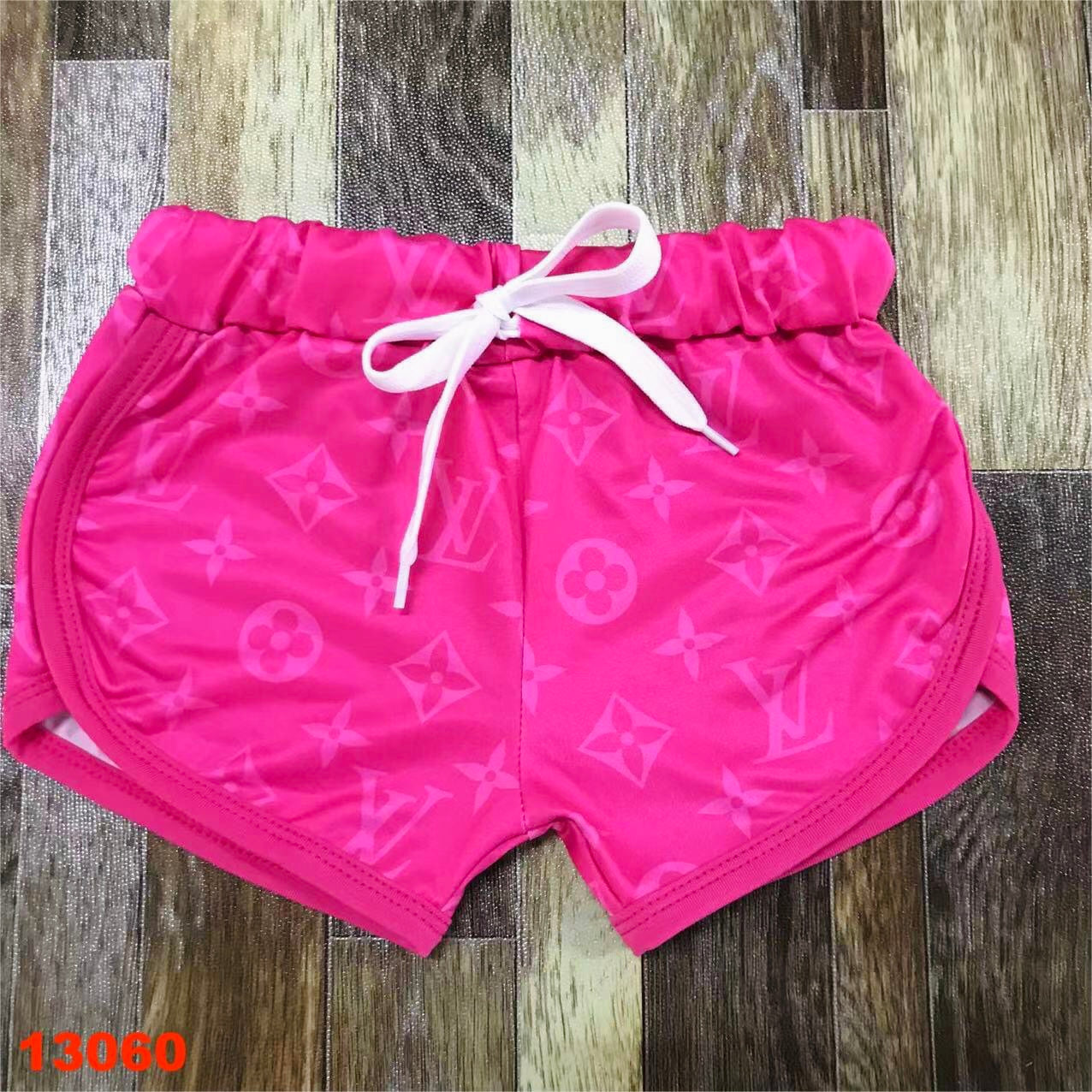 Boujee Pink drawstring shorts