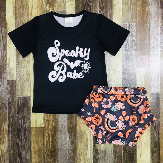 Spooky Babe Bummie set