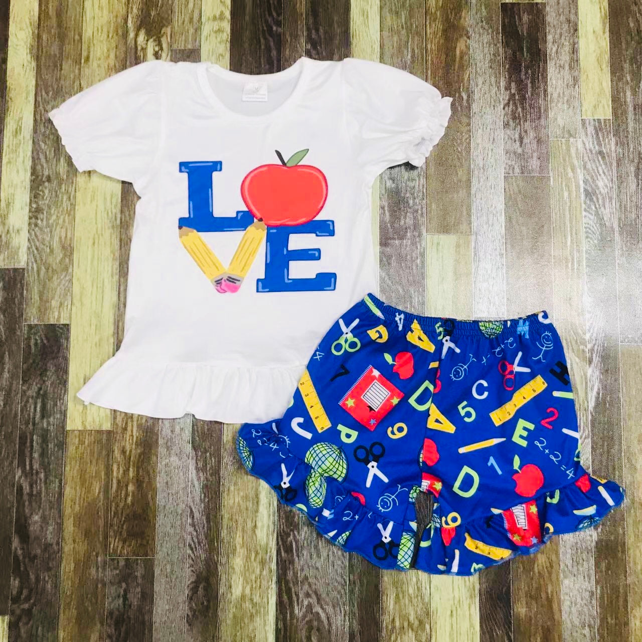 Love school short set