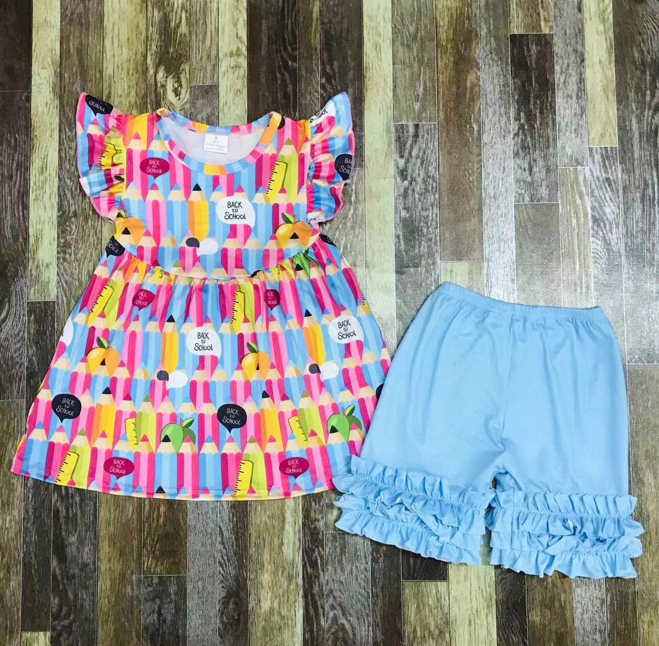 Back to School boutique short set