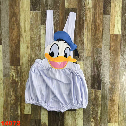 Donald embroidery romper