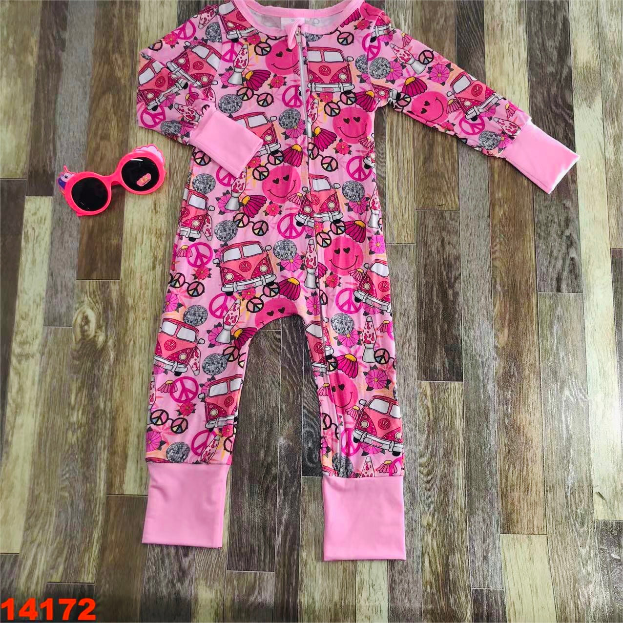 Groovy Chick BAMBOO romper