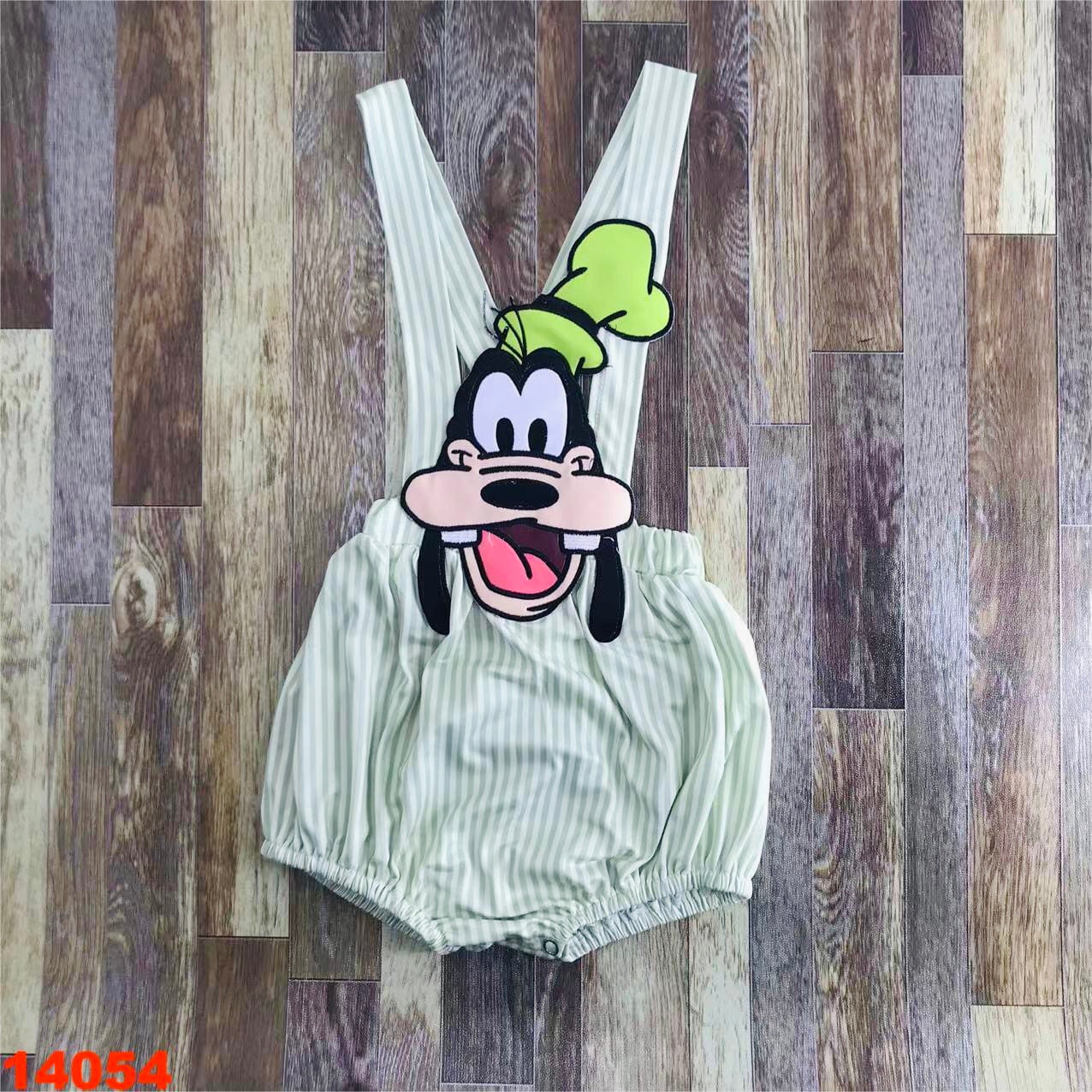 Goofy embroidered romper