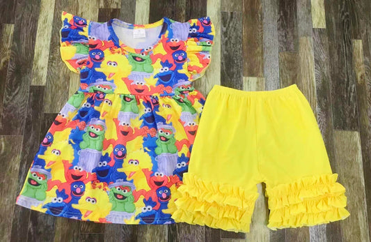 Sesame Street Boutique short set