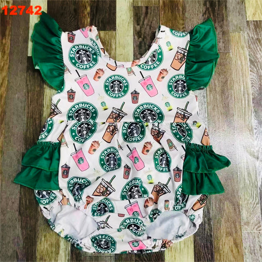 Starbucks me! Ruffle romper