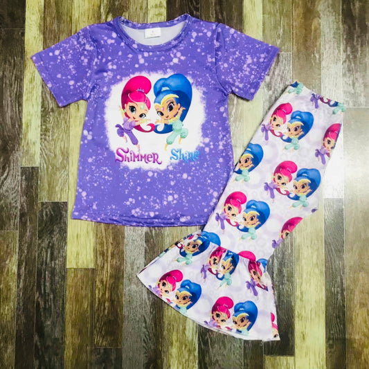 Shimmer and Shine Bellbottom set