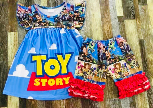 Toy Story boutique ruffle short set