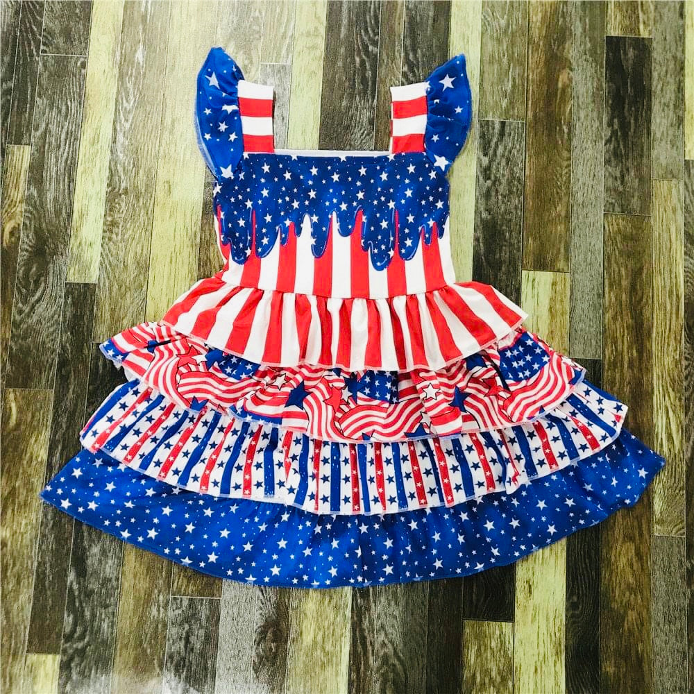 America the beautiful layer dress