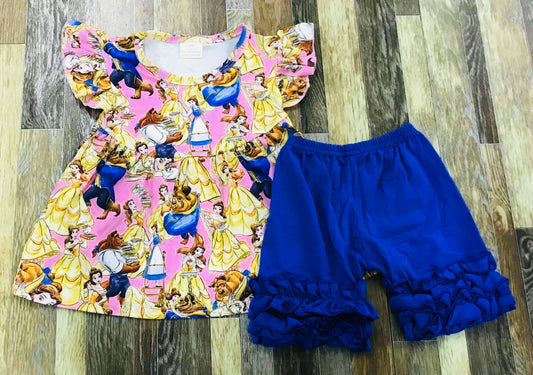 Beauty and the beast boutique short set