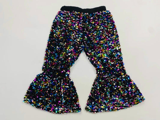 Rainbow Sequin Bellbottoms