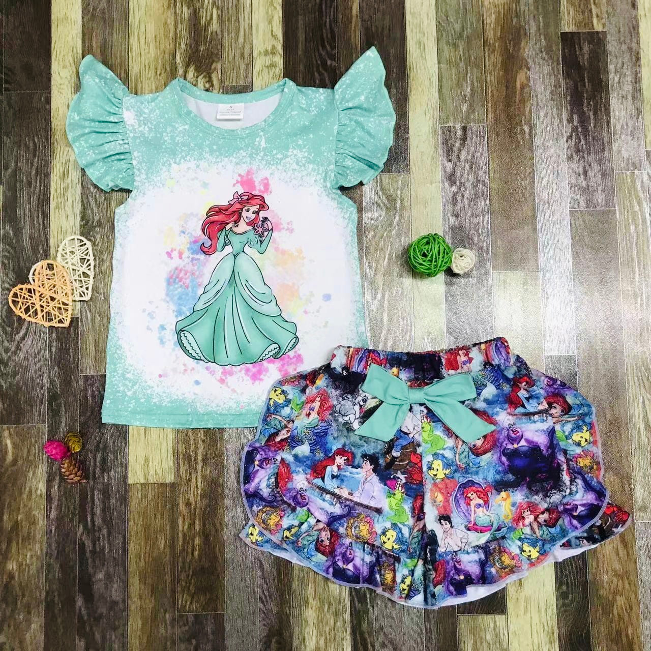 The Little Mermaid short set