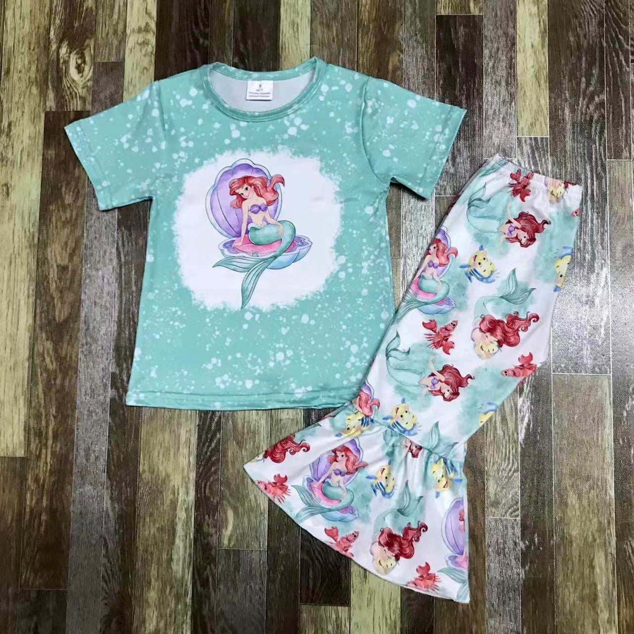 Little Mermaid Bellbottom set