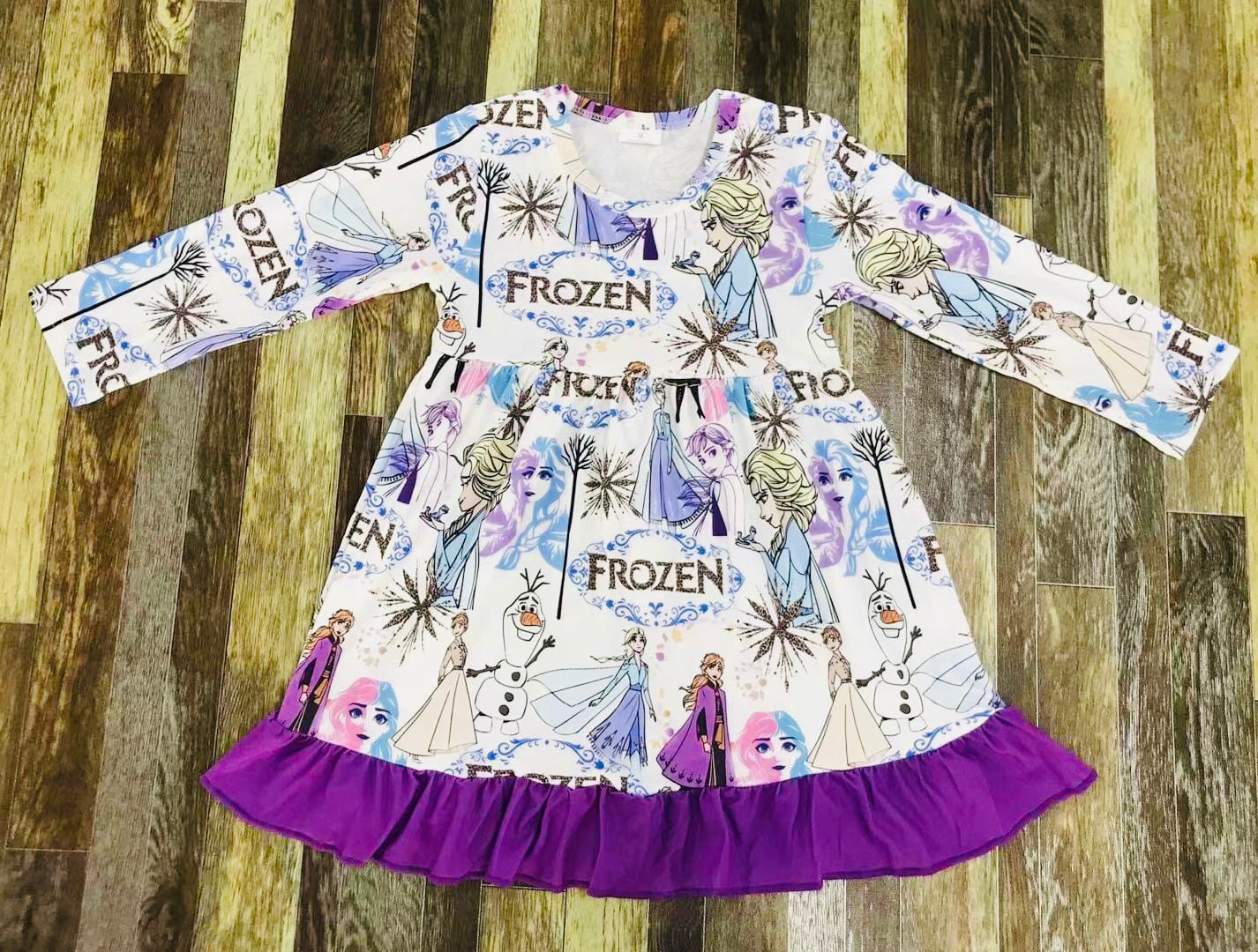 Long sleeve frozen dress