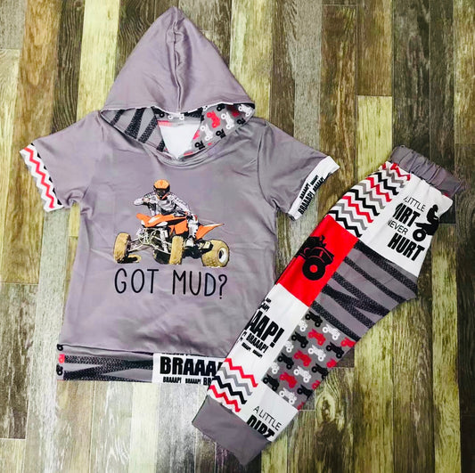 Dirt never hurt hoodie set