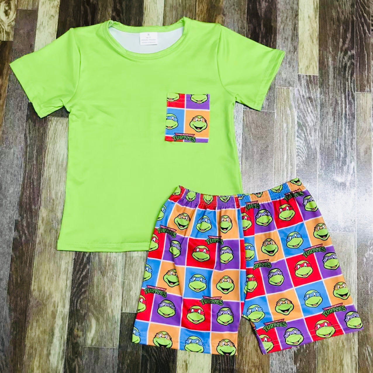 Ninja Turtle short set