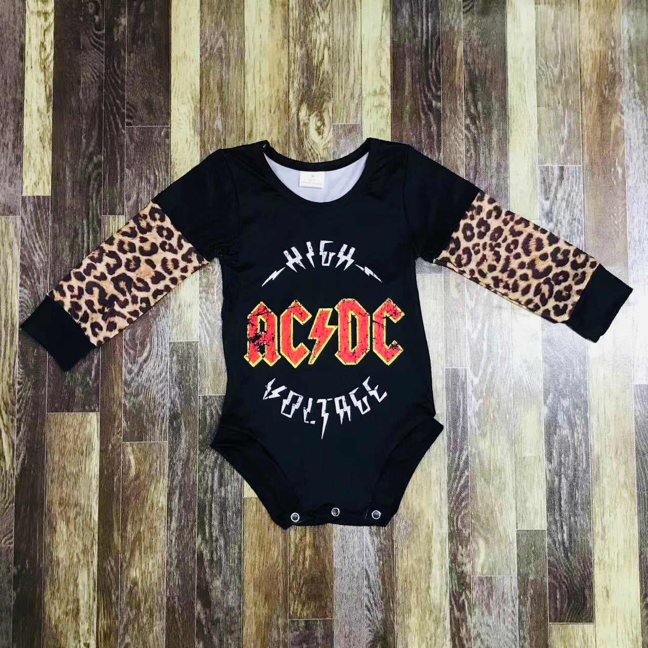 ACDC leopard romper