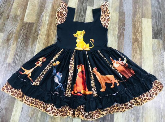 Lion King twirl dress