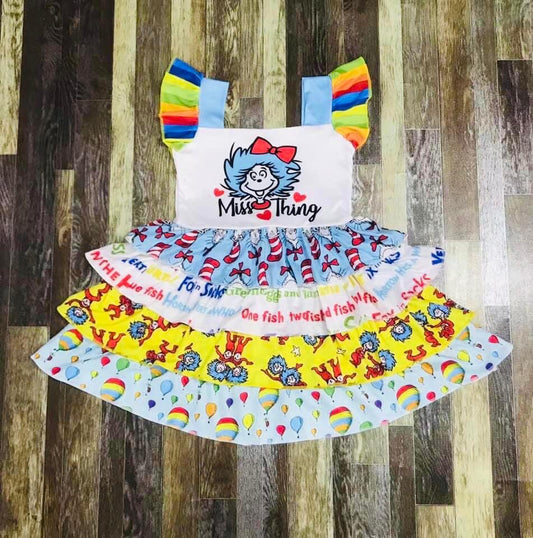 Miss Thing Seuss layer dress