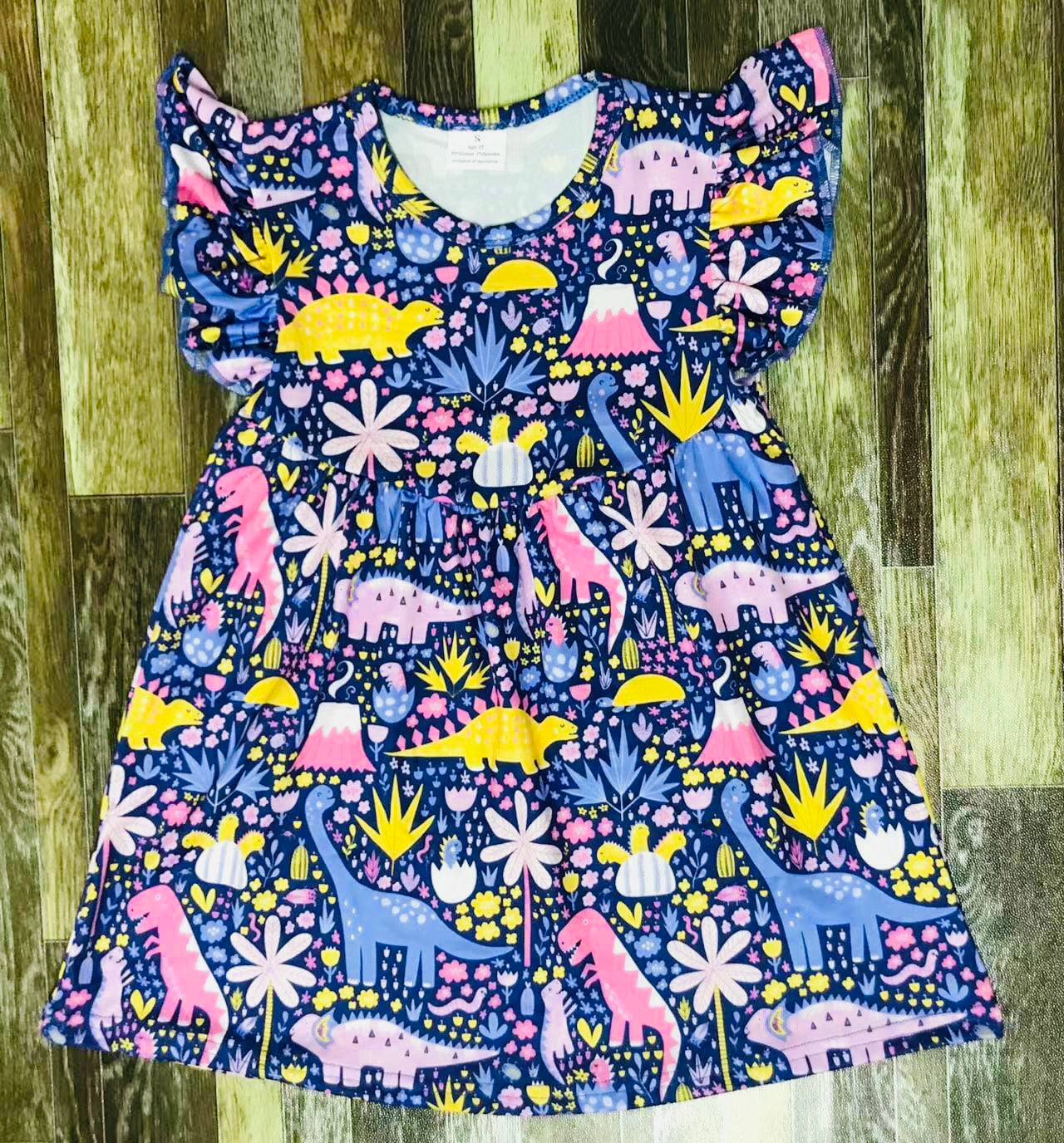 Dinosaur party dress