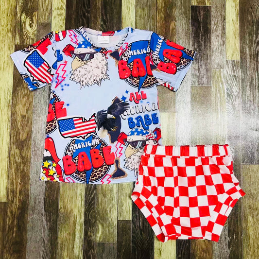 All American Babe bummie set