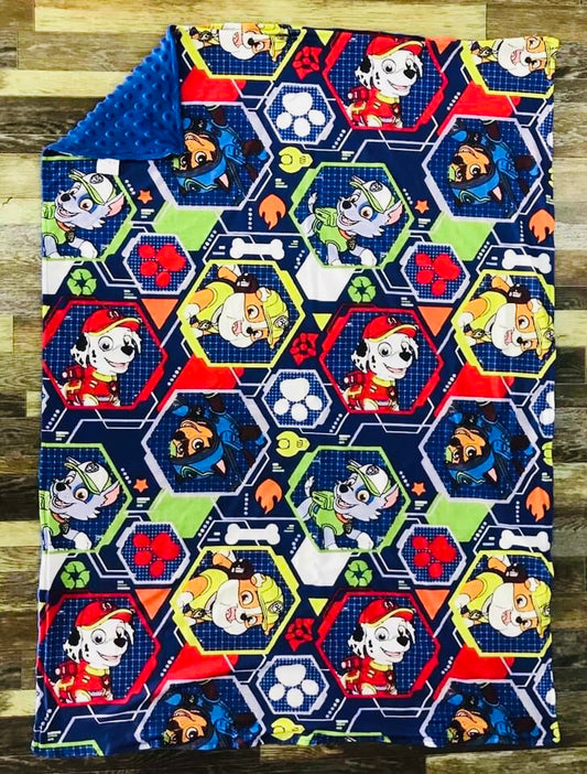 Paw Patrol minky blanket