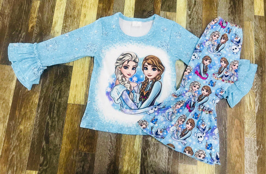 Elsa Frozen  Bellbottom set